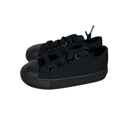 Converse Chuck Taylor All Star Lo Sneaker Baby / Toddler Black Size 6 New - Picture 4 of 6